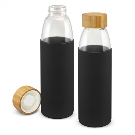 Black Newtown Glass Bottles